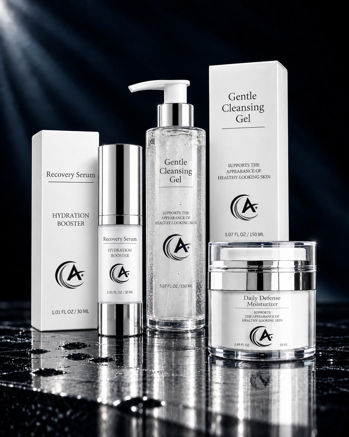 A+ PERFORMANCE ESSENTIALS The Daily Skin Performance System