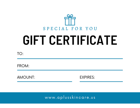 A+ Skincare Holiday Gift Card